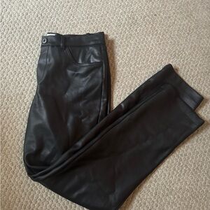 Black Straight Leg Women's Pants